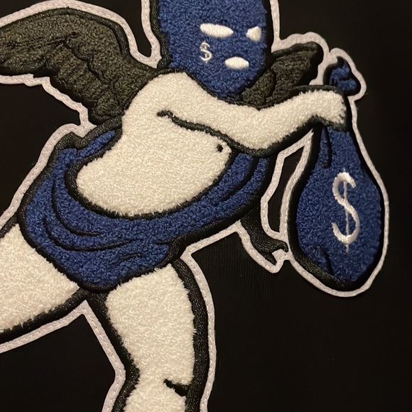 NWOT Hastamuerte Unisex Logo Textured Hoodie - Picture 4 of 11